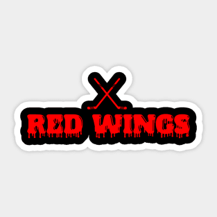 Detroit red wingsd Sticker